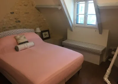 Upstairs bedroom with private bathroom
