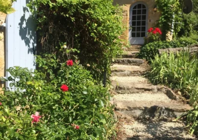 pathway to the bakery